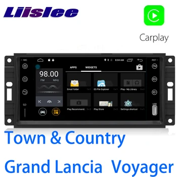 LiisLee Auto Multimediální GPS Audio Rádio Stereo Pro Chrysler Town & Country, Grand Lancia Voyager Originální Styl, Navigace NAVI