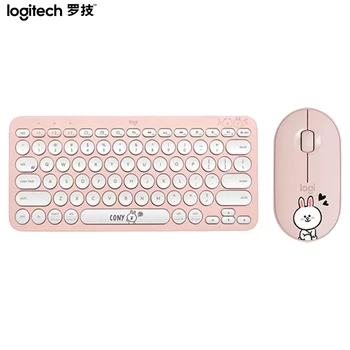 Logitech K380 multi-device Bluetooth bezdrátová klávesnice linemate multi-color, Windows, MacOS, Android, IOS, Chrome OS Univerzální