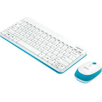 Logitech MK245 Nano Bezdrátová Klávesnice a Myš Combo Kompaktní klávesnice a tvarovaná myš pro notebook, desktop, home office pomocí