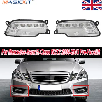 MagicKit Vlevo, Vpravo Daytime Běžící Světlo, LED Mlhová světla Ovladač pro Mercedes W212 E300 E350 E500 E550 09-13 2128200756 2128200856