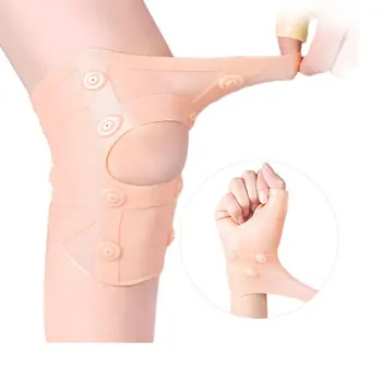 Magnetické Terapie Silikonové Zápěstí Knee Pad Set Silikon paty Rukávy Achillovy Šlachy zánět Šlach Zápěstí Ortézy Nohy Péče o Nástroj