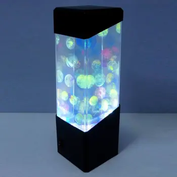 Medúzy, Vodní Koule Akvarijní Nádrže LED Světla Lampy Relaxovat Noční Náladu Světlo pro Domácí Dekoraci Kouzelná Lampa Dárek Drop loď 2018