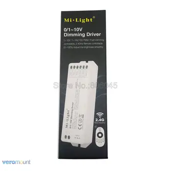 Mi.světlo LS4 0/1~10V jednu Barvu LED Strip Stmívání Ovladač DC12V-24V PWM nebo Push Stmívání Vstupní Signál LED Controller