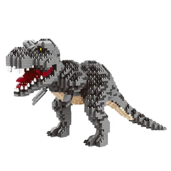 Mini Dinosaurus Jurský Svět, Tyrannosaurus Rex, Velociraptor Blok Sada Balody Kompatibilní Děti Budově Hračka s ruční