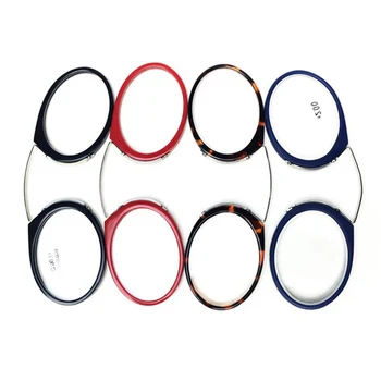Mini Kulaté Brýle Na Čtení Muži Ženy Nose Clip Reader Modré Světlo Blokování Brýle Přenosné Peněženku, Presbyopickém Brýle S Pouzdrem