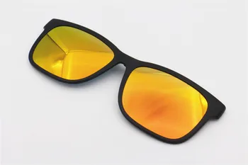 Model Č. TJ011 jeden výstřižek TAC polarizované náměstí sluneční brýle, čočky pro krátkozrakost, dalekozrakost brýle navíc klip na sunlens
