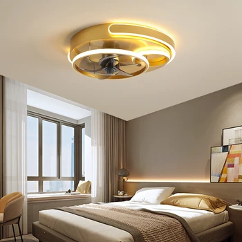 Moderní Led Stropní Ventilátor s osvětlením dálkové ovládání pro Obývací Pokoj pracovna Ložnice lamparas de tech stropní ventilátory, lampy pro Ložnice