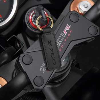 Motocykl Hovězí kůže Keychain Key Ring Případě pro Kawasaki Z750 Ninja Modely