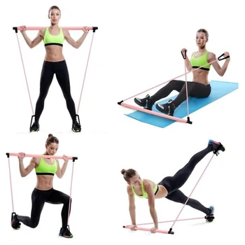 Multi-funkční Přenosný Cvičení Stick & Tónování Bar pro Pilates Jóga Sílu Vlaku, Fitness, Tělesné Cvičení Sportovní Pomoci