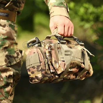 Multicam 3P Kouzlo Taktické Pasu Pack Lov Lezení Tašky Venkovní Vojenské Molle Kempování, pěší Turistika Bag Pouch