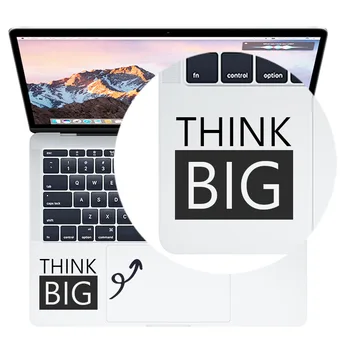 Myslíš, že Velký Inspiroval Citát Trackpadu Notebook Nálepky pro Macbook Obtisk Pro 16