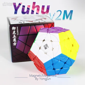 Neo Magnetické Megaminxed Yongjun Yuhu v2 M Magnetické Mega Kostka 3x3 Rychlost Magic Cube 3x3x3 YJ Puzzle pentagonu cubo magico Děti Hračky
