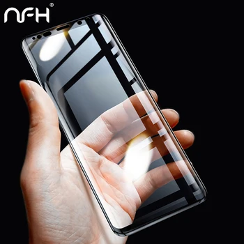 NFH 3D Zakřivené Plný Kryt, Tvrzené Sklo Pro Samsung Galaxy S9 S9 Plus Screen Protector Ochranná Fólie Pro Samsung Galaxy S8