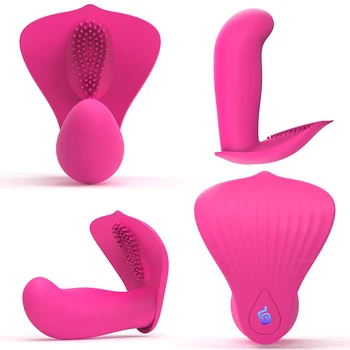Nositelné Dildo Vibrátor Dospělý Sex Hračky pro Ženy G Spot Klitoris Stimulátor 10 Režimů Vibrace, Bezdrátové Dálkové Ovládání Kalhotky