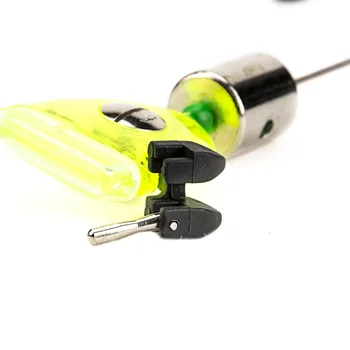 Nové 2019 Rybaření ABS, Alarm Fishing Bite Přenosné Nastavitelný Klip Žehlička Věšák Swinger LED Svítí Indikátor Rybaření Nástroje