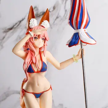 Nové Anime Fate/Grand Order Fgo Sexy Fox Žena Swimsuit Tamamo Ne Mae 5 Hvězdiček Caster Pvc Akční Hračka Postava Model Dospělého Brinquedo