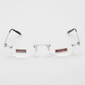 Nové Bezrámové Krátkozraké Brýle Frame Brýle Muži Ženy Ultralehké Bez Obrouček Rám Krátkozrakost Brýle 100 ~ 400 Stupňů