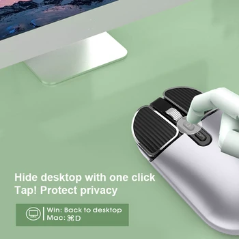 NOVÉ M203 1600 DPI s Vysokým Rozlišením Bezdrátové Myši Bluetooth Dual-mode Stolní Počítač, Notebook, Home Office Silent Mouse Nabíjení