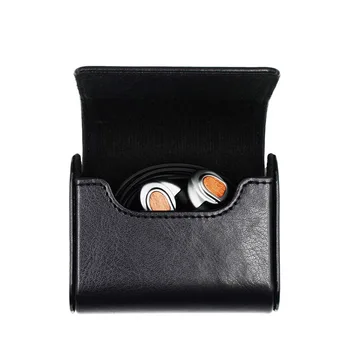 Nové Magnetické PU kožené Pouzdro pro Sluchátka Tašku, Krabici, Sluchátka, Přenosné Pouzdro Sluchátka Drobnosti Příslušenství Sluchátka Skladování Taška