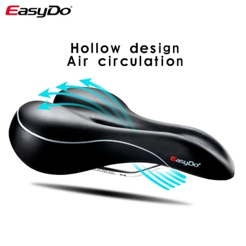 Nové MTB Cyklistické Sedlo Ultralight Easydo Horské Kolo Sedadla PU Kůže Povrch Plněné oxidem Křemičitým, Nárazuvzdorné Cyklistické Sedlo
