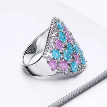 Nové módní Prsteny pro ženy barva Prsten, vysoce kvalitní party prsteny šperky drop doprava zdarma Valentine den dárky