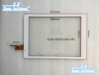 Nové OLM-097D1348-FPC Digitální Skleněný Panel pro 9.7 palcový Taiwan Power TeclastX X98 Plus 3G Dotyková obrazovka