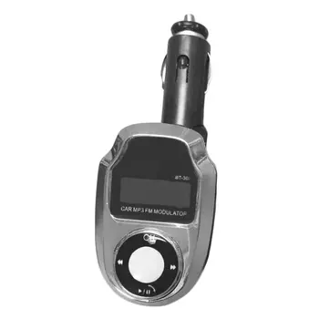 Nové příjezdu černé Auto Kit BT-303 FM Vysílač Bezdrátové Hands-free Wireless PC-práce s multifunkčními Auto MP3 Přehrávač
