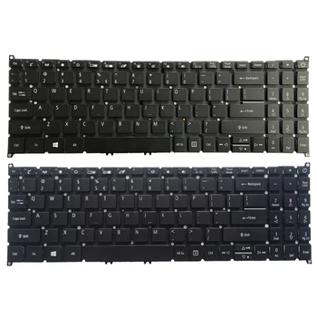 Nový americký laptop klávesnice pro Acer Aspire A315-54 A315-54G A315-55 A315-55G A515-52 A515-53 A515-54 BEZ rámečku, černá