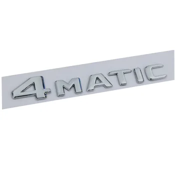 Nový Chrome ABS Zadní Kufr Dopisy, Odznak, Odznaky, Emblémy Emblém Štítku pro Mercedes Benz W212 W213 E Třída E400 4MATIC 2017 2020