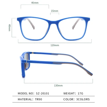 Nový Magnetický Klip-na Děti Brýle Rám TR90 Silikonové Flexibilní Ochranné Brýle Dětské Brýle Dioptrické Brýle modré světlo