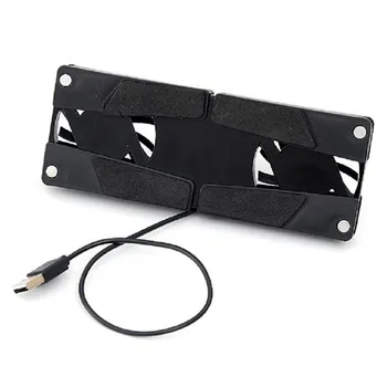 Nový Otočný USB Ventilátor Chlazení Pad 2 Ventilátory Chladiče Notebook Cooler Počítač Notebook Stand USB Ventilátor Pro 10-17