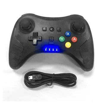 Nový Profesionální Bezdrátový Bluetooth Gamepad Pro Nintendo Wii U Pro Ruce Joypad Dálkové Ovládání