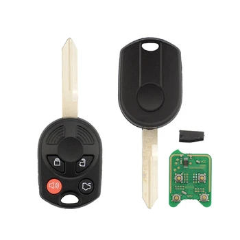 OkeyTech Remote Auto Klíč Pro Ford Edge, Escape Zaměření Lincoln Pro Mazda Rtuti 315 433mhz 4D63 80Bit Čip Fob Prázdné Uncut Blade