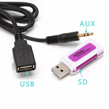 OOTDTY Auto MP3 Audio MP3 Rozhraní USB SD AUX Datový Kabel, Adaptér, CD Měnič SSD/SHSD /MMC Karty Pro Honda Acura