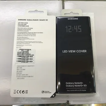 Originální Samsung LED Smart Kryt Telefon Pouzdro View Cover Pro SAMSUNG GALAXY Note10 5G Poznámka 10 Plus Slim Flip Pouzdro