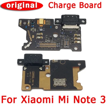 Originální USB nabíjecí Deska PCB Ňouma Konektor Flex Kabel Náhradní Díly, Náhradní Nabíjecí Port Pro Xiaomi Mi Note 3