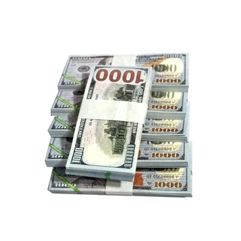 Papírové Nebe, Peklo, bankovky, Měna Prop Předek Peníze Dolar (US.1000) Feng Shui Narozeniny Memento Hodně Štěstí
