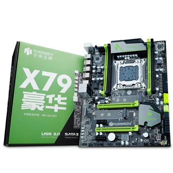 PC hardware DIY HUANANZHI X79 Pro základní desky s DUAL M. 2 NVMe SSD slot CPU Intel Xeon E5 2660 V2 6 trubky chladiče RAM 16G(4*4G)