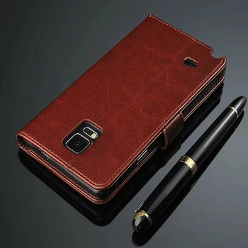 Peněženka Kožené Flip Pouzdro pro Samsung Galaxy Note 4 Poznámka 4 SM-N910F SM-N910P SM-N910CSM-N910G N910u N910W8 N910F N910 CN910G