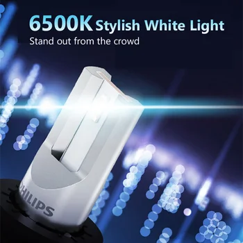 Philips LED H1 Ultinon Zásadní LED Gen2 12V/24V 19W LED 6500K G2 Auto Lampy Módní Bílá Auta Světlometů 11258UE2X2 (Balení 2)