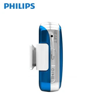 Philips Originální Mini MP3 Přehrávač Sport Fullsound Velký Displej S Funkcí Nahrávání/FM Rádio Běží Zpět Klip, Hudba SA2208