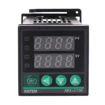 PID Digitální Regulátor Teploty REX-C100 0 Až 400°C Typ K Vstupu SSR Výstup