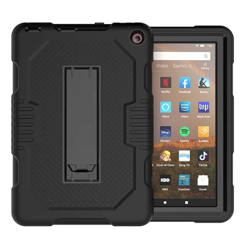 Pro Amazon Fire HD 8 2020 Tablet Funda Děti v Bezpečí Heavy Duty Silikonový Pevný Kryt pro Amazon Kindle Fire HD8 Plus 2020 Pouzdro +Fólie