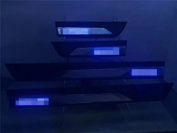 Pro FIT HONDA CIVIC 2016 2017 2018 2019 car styling Nerezové Oceli LED Dveře, Parapet Šoupat Desky Dveře Auta Protector Parapet