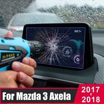 Pro Mazda 3 Axela 2017 2018 Tvrzeného Skla Auto Navigace Screen Protector Dotykový Displej fólie Proti Poškrábání