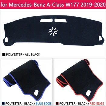 Pro Mercedes Benz A-Class W177 Anti-Slip Mat Palubní desky Kryt Pad Slunečník Dashmat Koberec Doplňky A-Klasse A160 A180 A200 A45