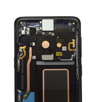 Pro Samsung Galaxy S9 G960 G9600 G960f LCD Displej Super AMOLED Dotykový Displej Montážní Rám Náhradní Díly Opravy