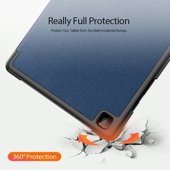Pro Samsung Galaxy Tab A7 2020 чехол Nárazuvzdorný Inteligentní Spánku Flip Kožené Tablet Pouzdro Pro Galaxy Tab A7 Dux Ducis Trojdílné Případě