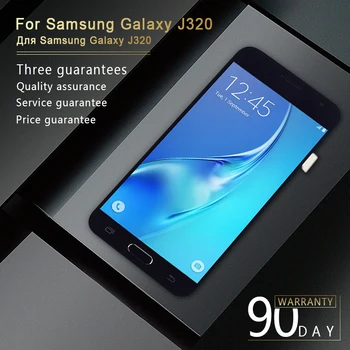 Pro Samsung J3 2016 LCD Displej J320F LCD Displej J320FN Dotykový Displej Montáž s Rámečkem pro Samsung Galaxy J320 J320M J320H LCD