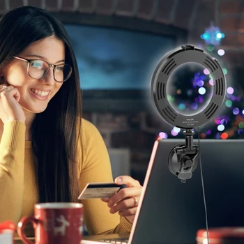 Prsten Světla 3200k Stmívatelné-6500k Selfie Světlo Pro Youtube Live Streaming Video Studio Fotografie Osvětlení Led Vyplnit Světlo